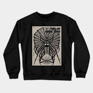 Value Your TIme - Japanese Retro Spider Crewneck Sweatshirt